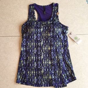 NWT Gaiam built in bra tank top.